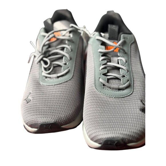 Puma Men\'s Zip C Sneakers Gray Lightweight & Breathable Athletic Running Shoes